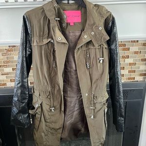 Betsy Johnson Olive green coat